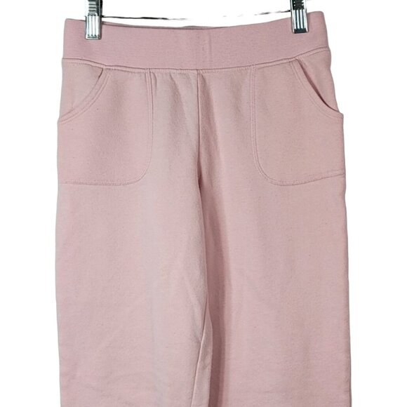 Athletic Works Sweatpants Pink Size 10 Large Pockets Tapered Leg Fleece Lined - Picture 2 of 8